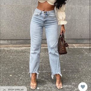 FN Time Crossover Distressed Vintage jeans size 7